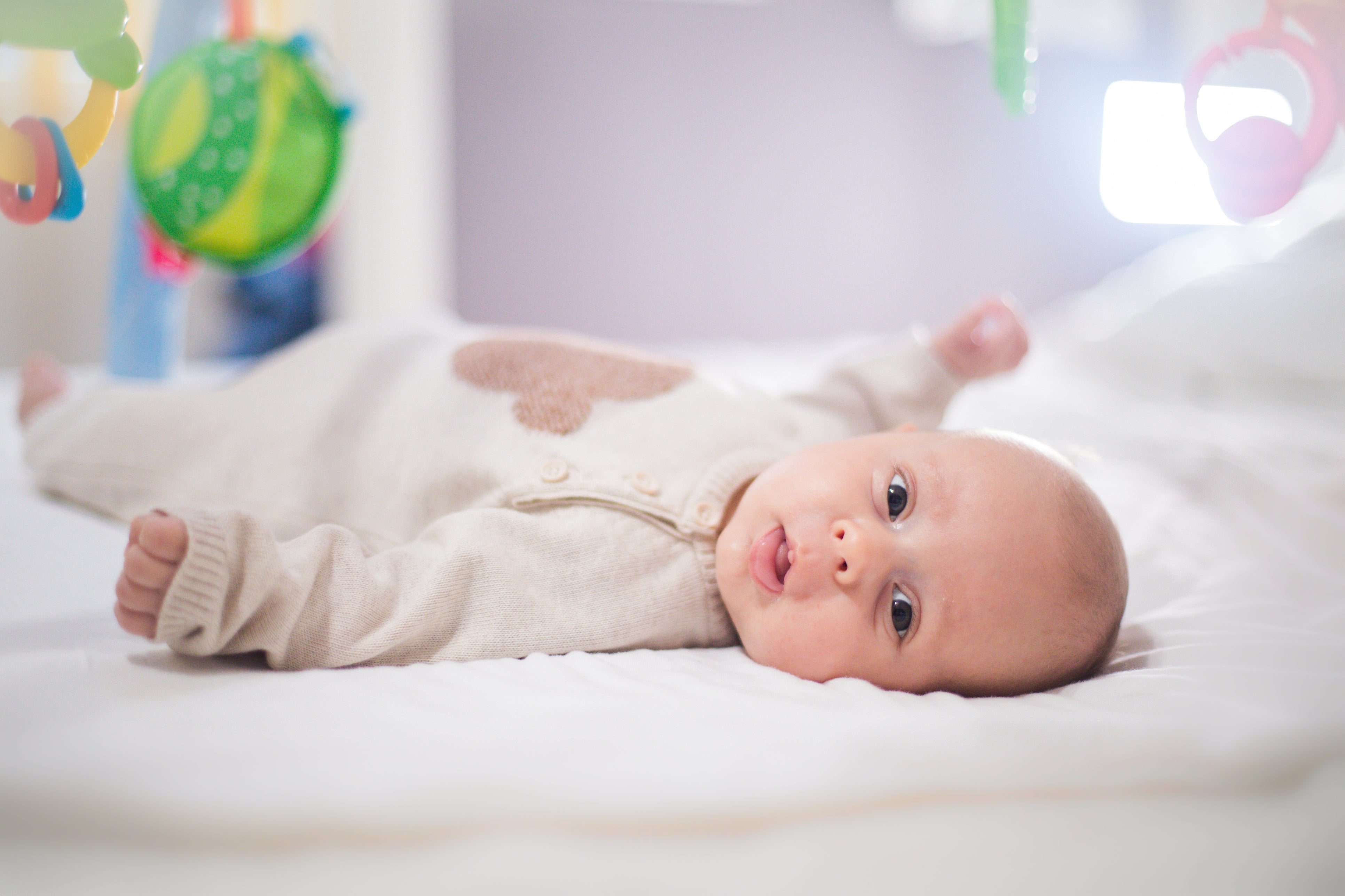 Newborn baby resting