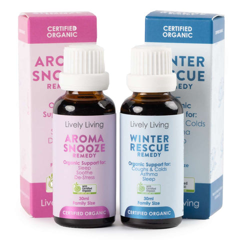 30ml Snooze & Rescue Organic Essential Oil Bundle