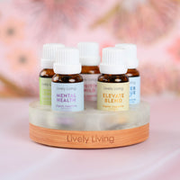 5 Essential Oils and stand 