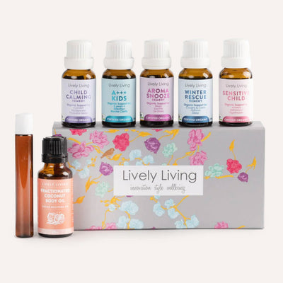 Kids Certified Organic Essential Oil Kit – 5 x 15ml Blends