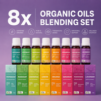 Essential Oil Blending Starter Kit | 8 Certified Organic Oils