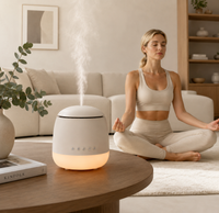 Aroma frequency women_meditating