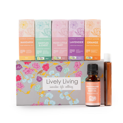 Baby Wellbeing Organic Essential Oils Kit