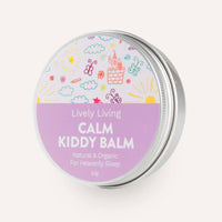 Lively Living Calm Kiddy Balm container on a white background