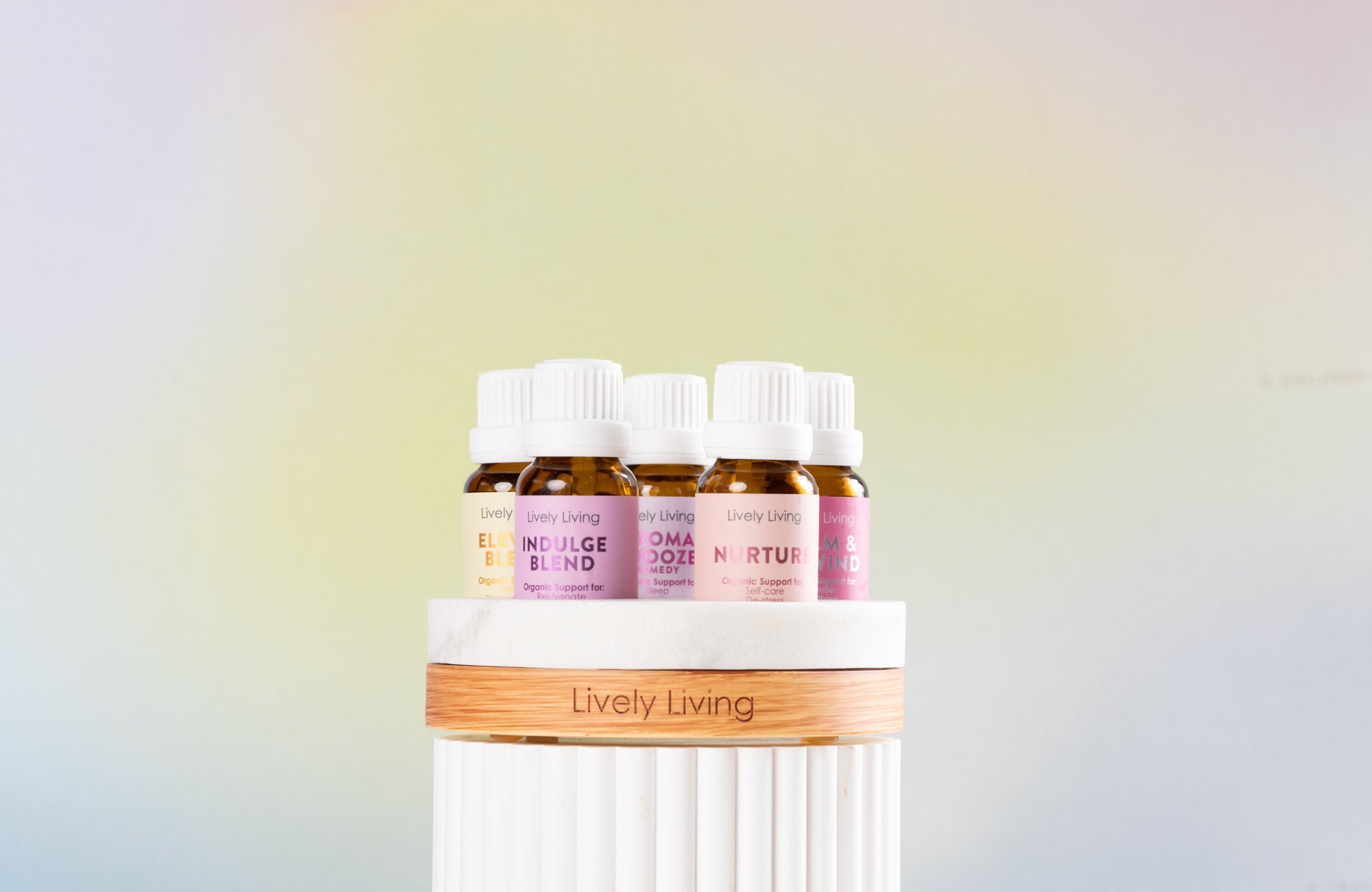 Signature Essential Oil Collection + Stand