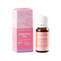 Lively Living Grapefruit Pink Essential Oil with its packaging box, 