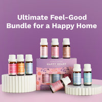 "Happy Healthy Home Bundle" with 12 essential oils.