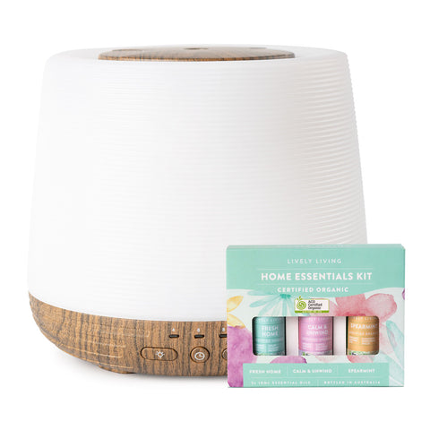Aroma-Home Diffuser + Home Essentials