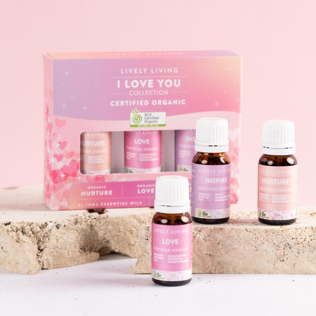 I love You Essential Oil trio Lively Living