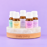 Lively Living Signature organic essential oil collection