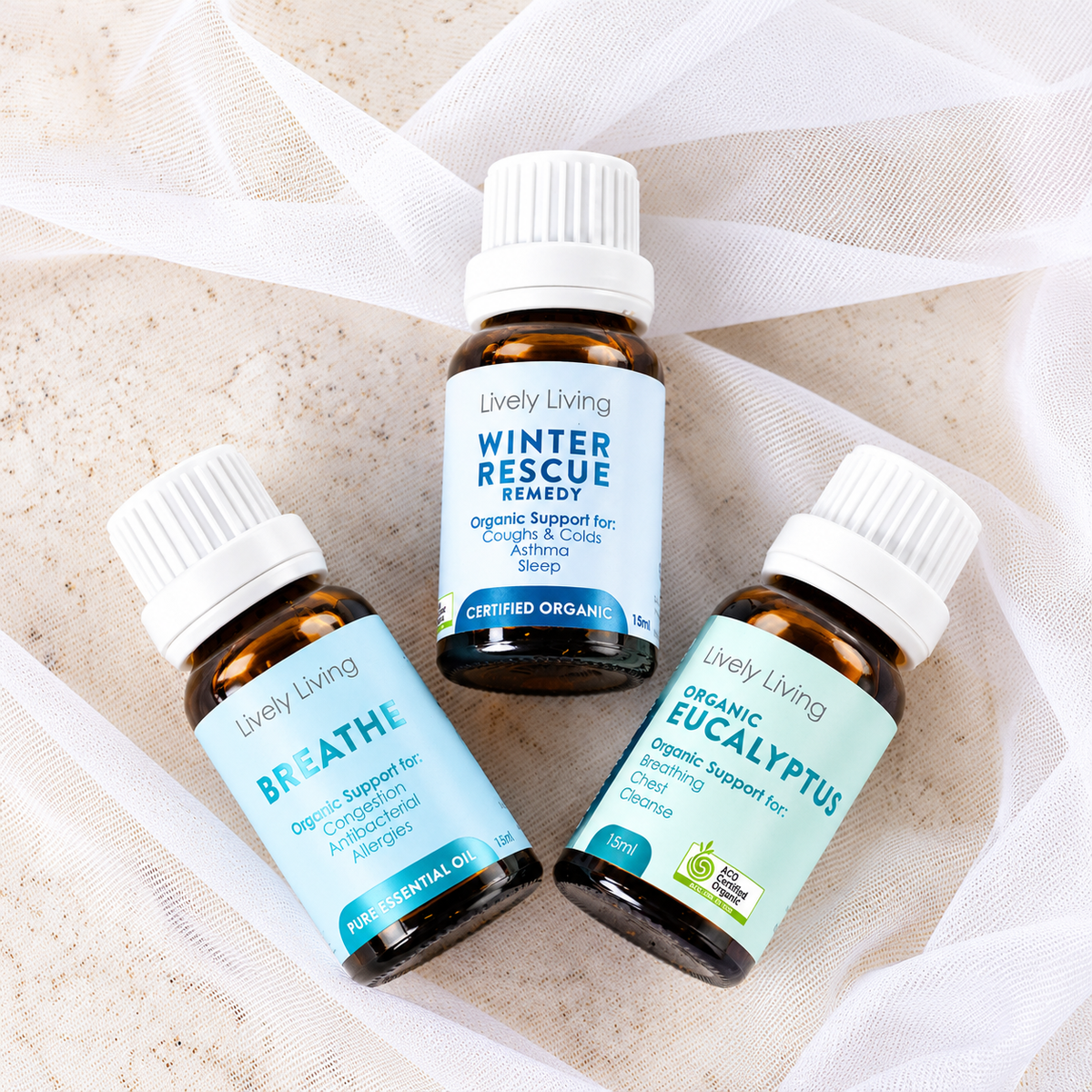 Winter Wellness Essential Oil Bundle 3 x 15mls