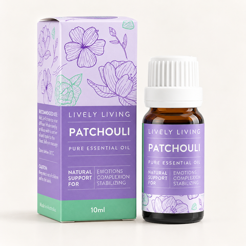 Lively Living Patchouli pure essential oil set