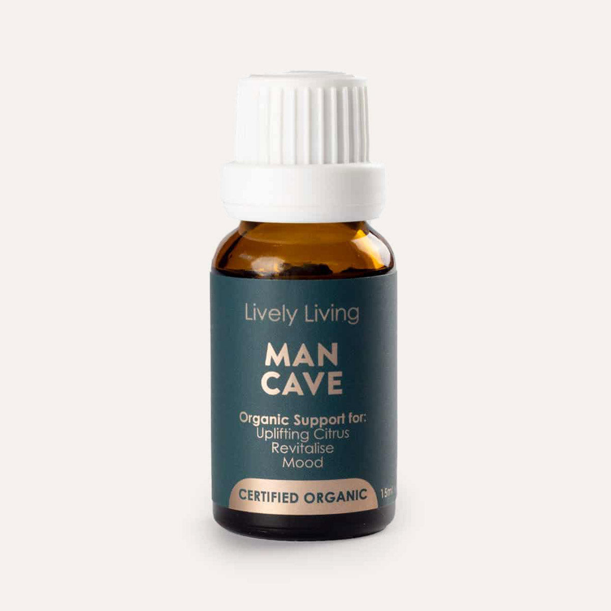 Man Cave Certified Organic Essential Oil Blend 15ml