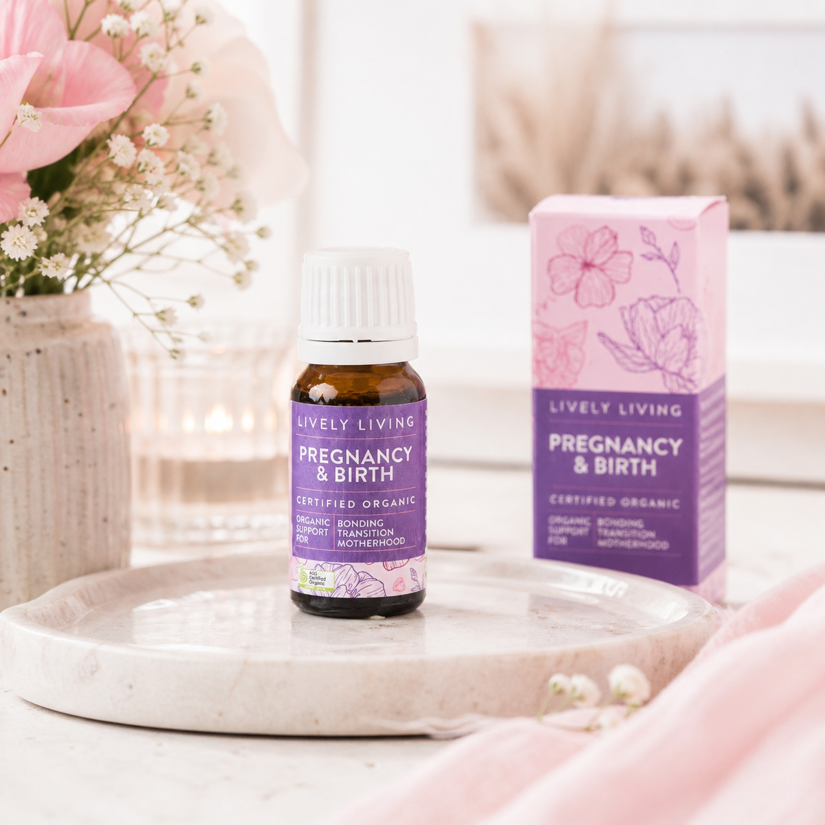Pregnancy & Birth - Certified Organic Essential Oil Blend 10ml