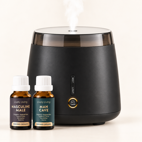 Men's Essential's Diffuser and Oils Bundle
