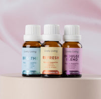 Renewal essential oil Trio on stone