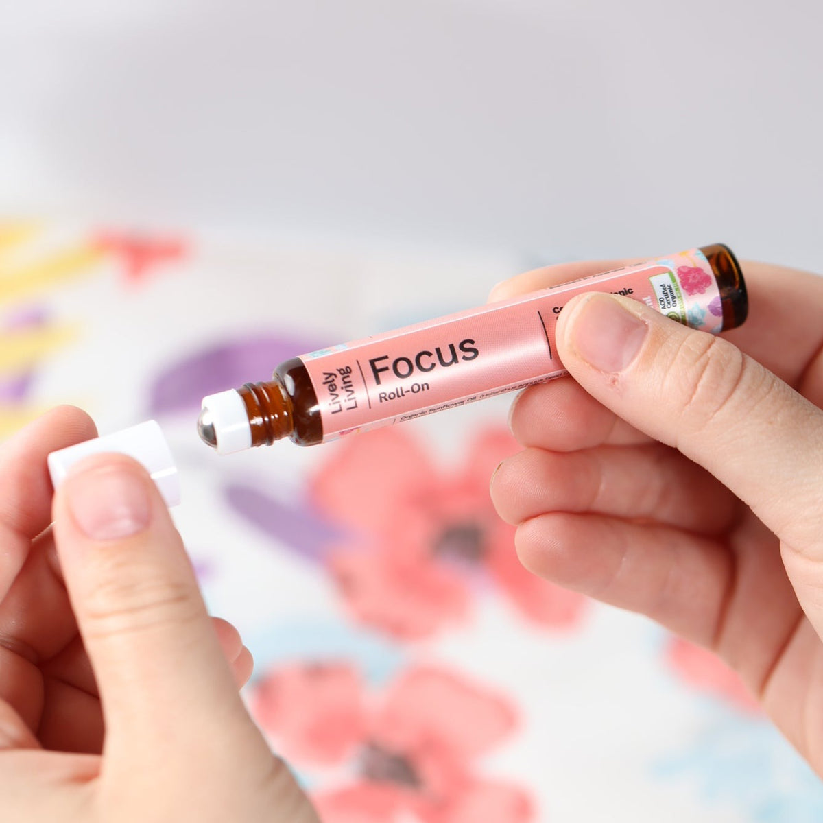 Focus Roll On organic Essential Oil Lively Living