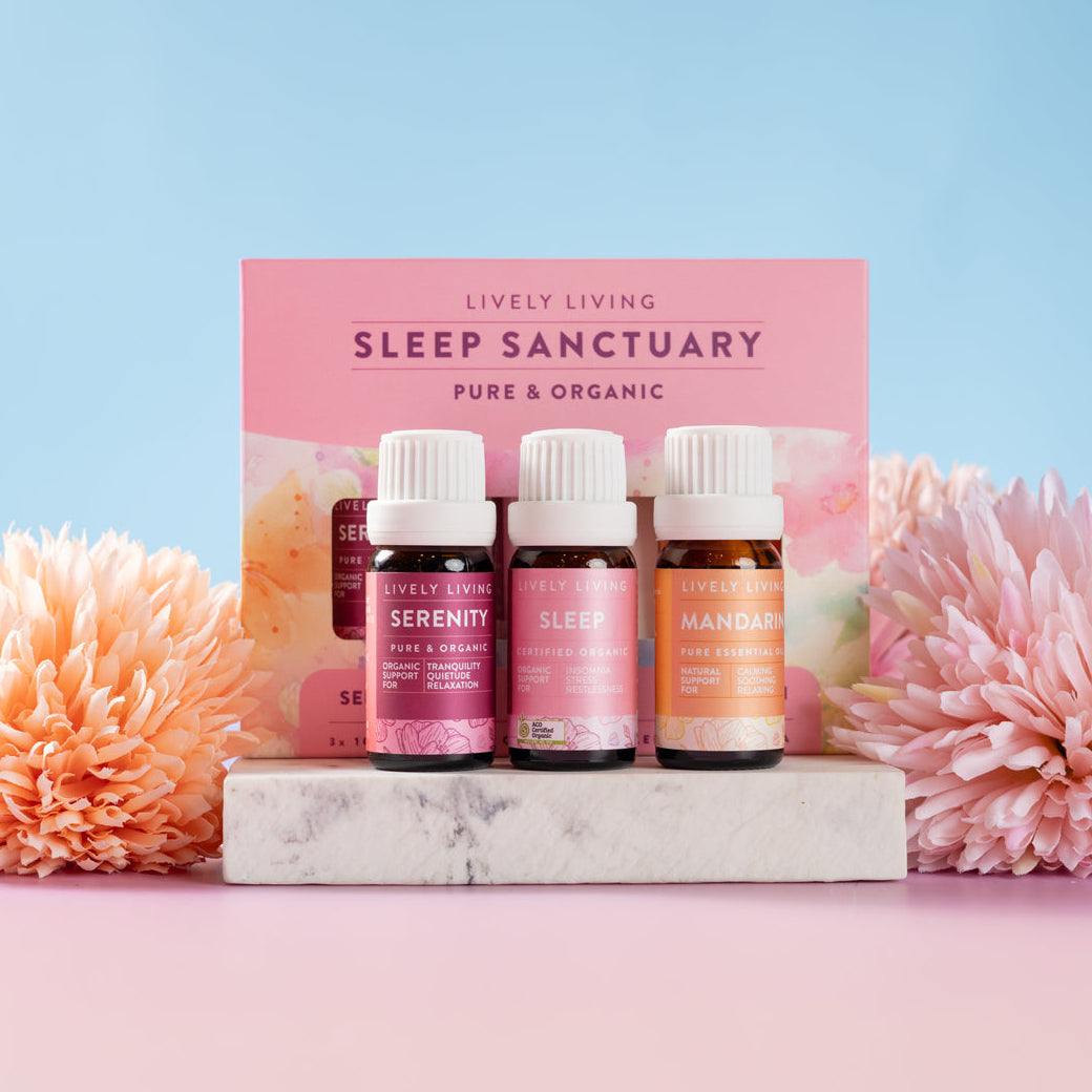 Sleep Sanctuary EssentiaL Oil Trio Lively Living 
