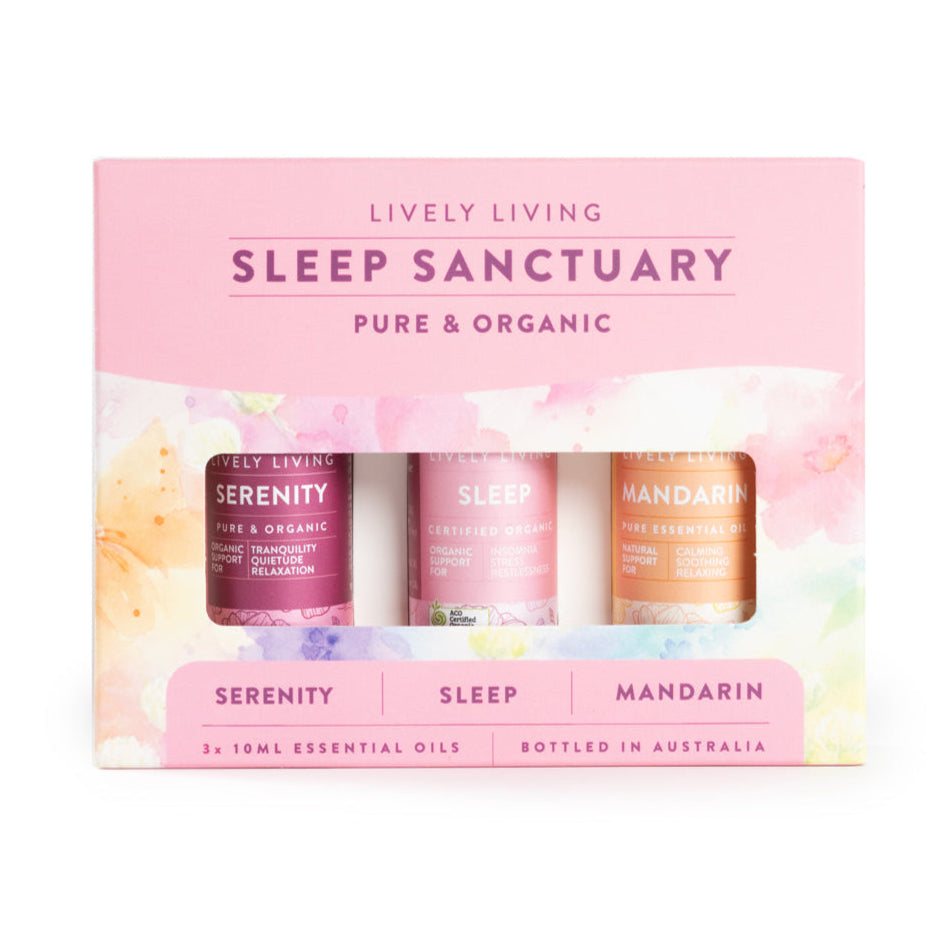 Sleep Sanctuary EssentiaL Oil Trio Lively Living 