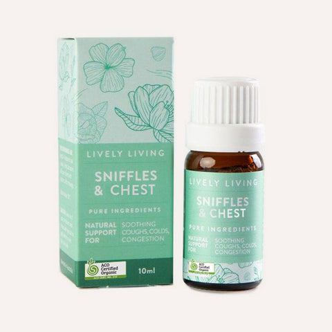 Sniffles and Chest - Certified Organic Essential Oil Blend 10ml