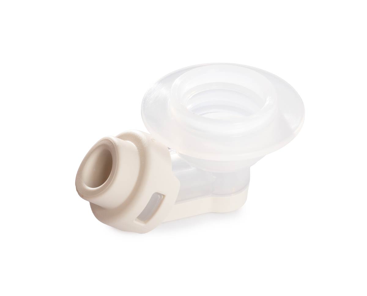 A replacement nebulizer part for a waterless diffuser, primarily white in color. Living Living