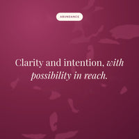 Clarity and intention, with possibility in reach