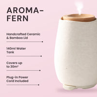 Aroma-Fern Ceramic Diffuser key features