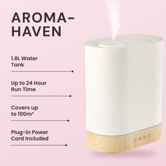 Aroma-Haven 1.8ltr Humidifier Diffuser