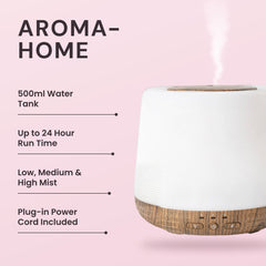 Aroma-Home Diffuser 500ml + Bonus Immune Oil