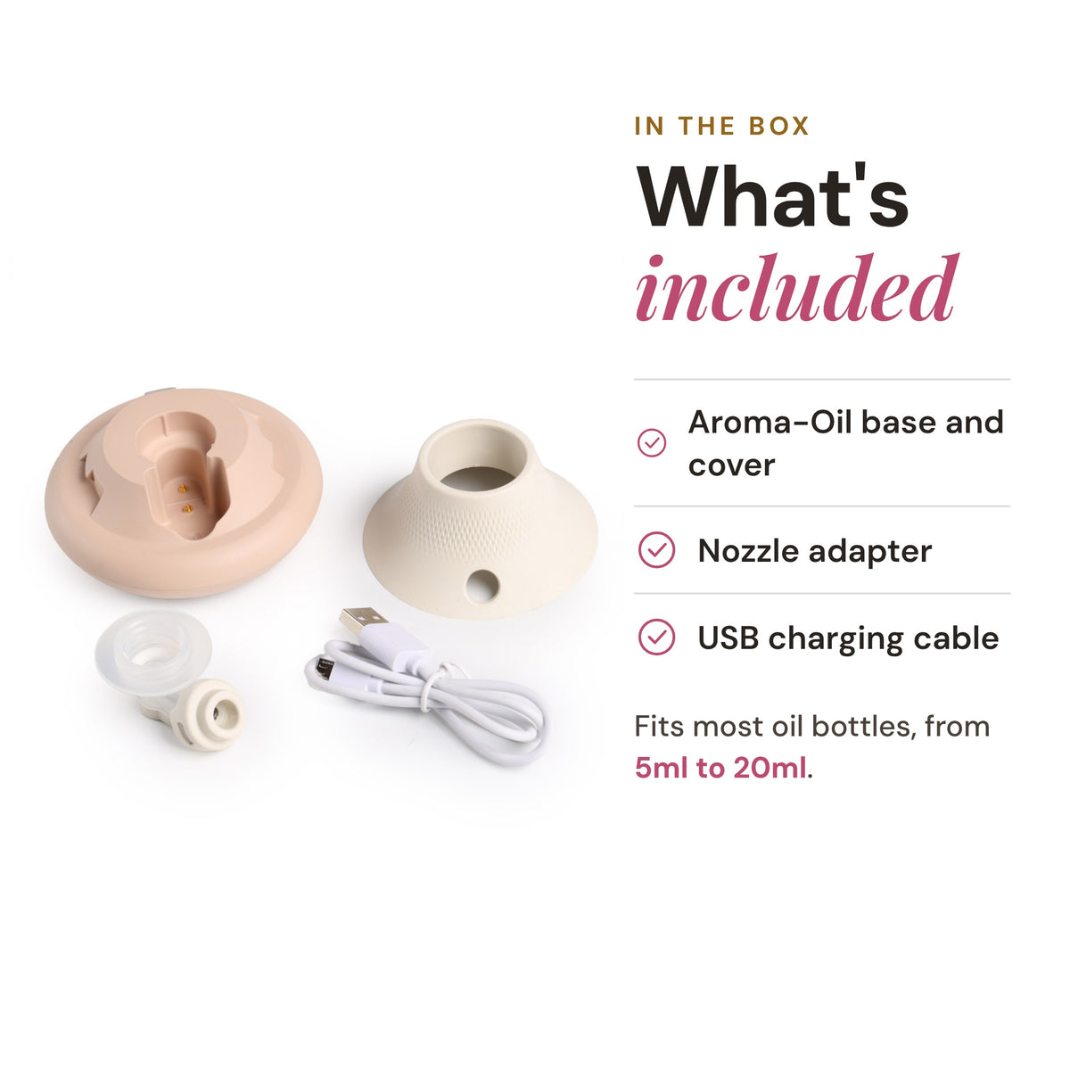 Aroma-Oil Waterless Diffuser + Oil