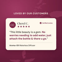 Aroma-Oil Waterless Diffuser + Oil