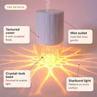 Aroma-Petal Crystal Light Diffuser