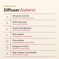 Aroma-Petal Crystal Light Diffuser