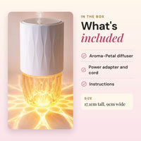 Aroma-Petal Crystal Light Diffuser
