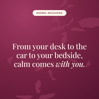 Aroma-Recharge cordless diffuser statement card