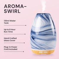 Aroma-Swirl Glass Diffuser key features