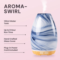 Aroma-Swirl Glass Diffuser