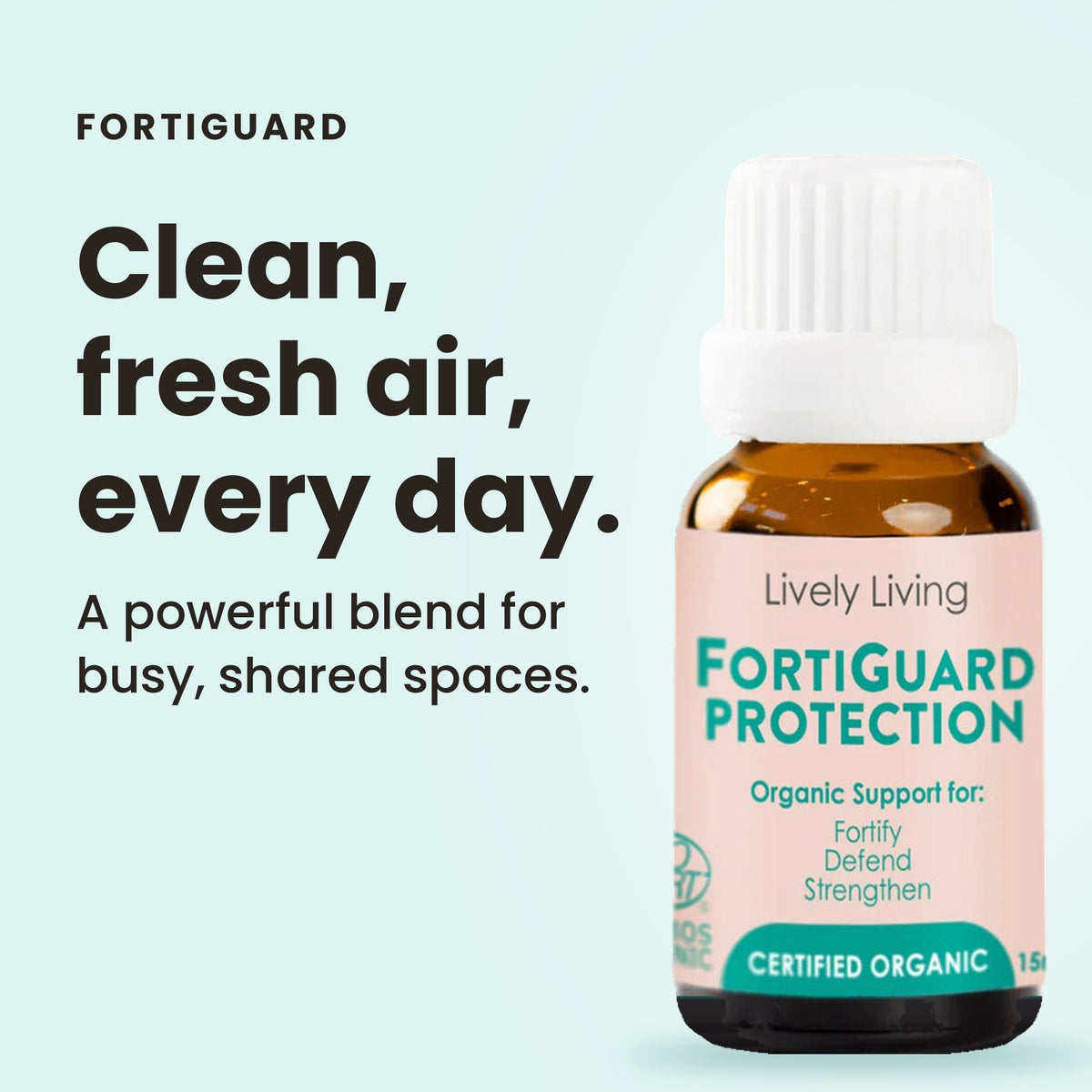 FortiGuard Protection essential oil: clean, fresh air, every day
