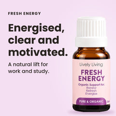 Fresh Energy Organic Essential Oil Blend 15ml