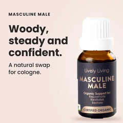 Masculine Male ACO Certified Organic Essential Oil 15ml
