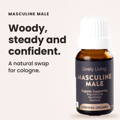 Masculine Male ACO Certified Organic Essential Oil 15ml