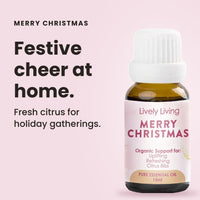 Merry Christmas essential oil: festive cheer at home