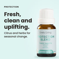 Protection essential oil: fresh, clean and uplifting