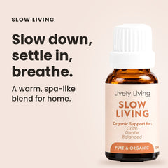 Slow Living Organic Essential Oil Blend 15ml