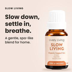 Slow Living Organic Essential Oil Blend 15ml