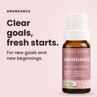 Abundance essential oil: clear goals, fresh starts