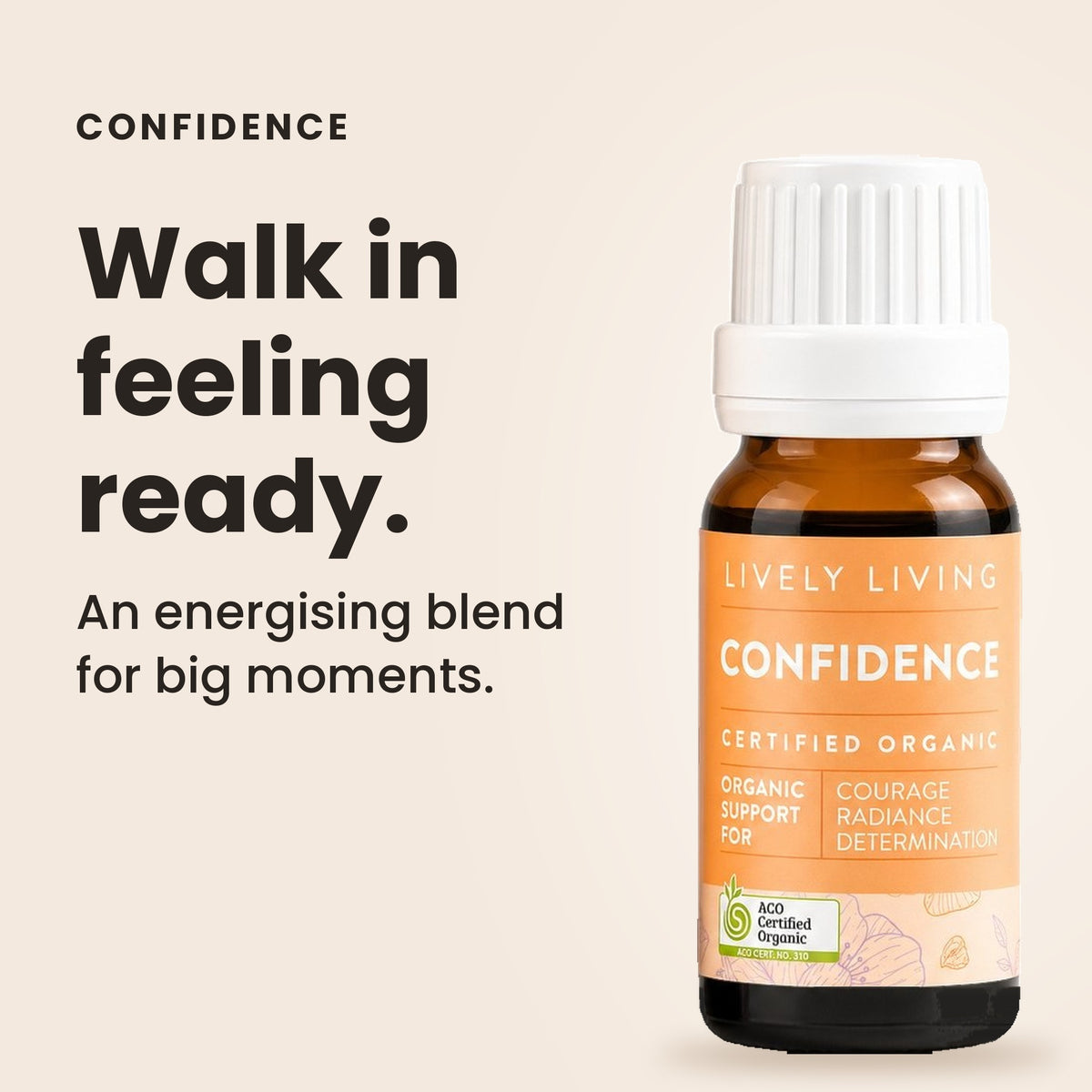 Confidence essential oil: walk in feeling ready