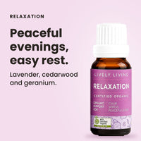 Relaxation essential oil: peaceful evenings, easy rest