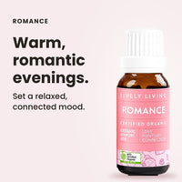 Romance essential oil: warm, romantic evenings