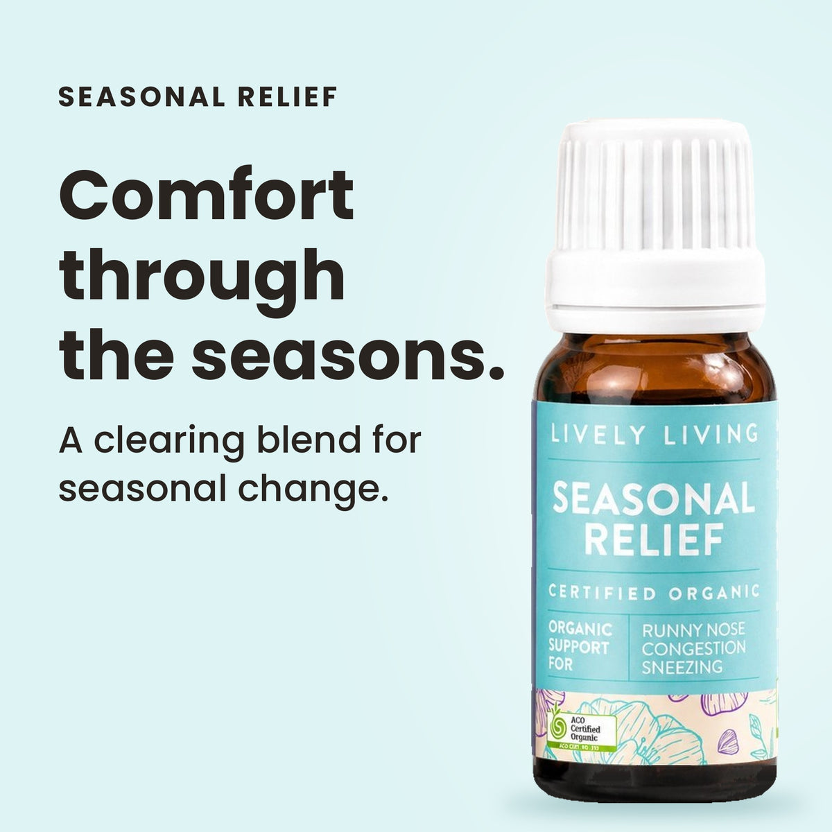 Seasonal Relief essential oil: comfort through the seasons